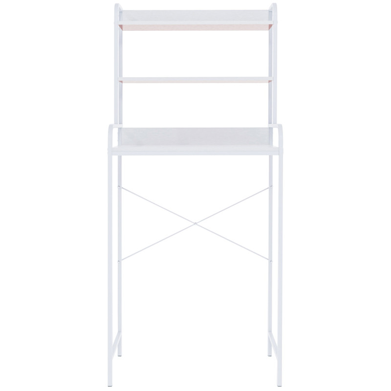 Mueble para lavadora Darby con estantes Blanco