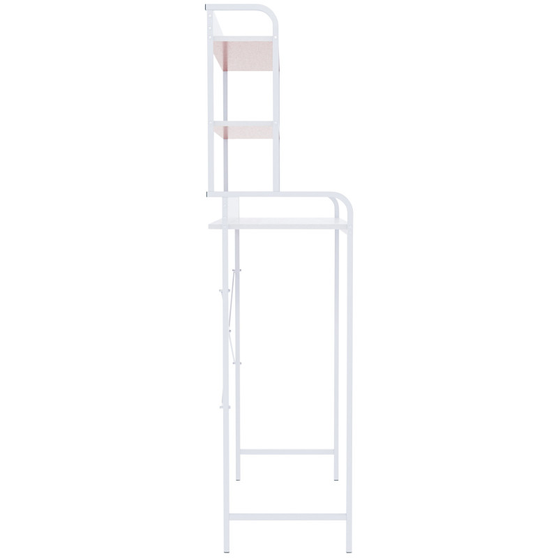 Mueble para lavadora Darby con estantes Blanco