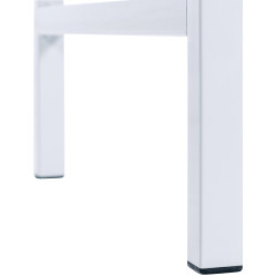 Mueble para lavadora Darby con estantes Blanco