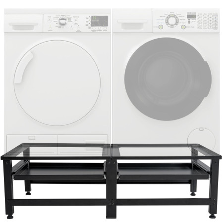 Socle pour lave-linge Tampa, noir
