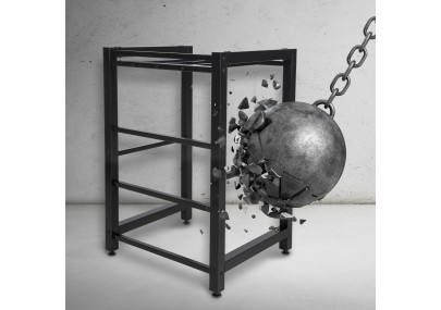 Étagère pour machine à laver Médine noir