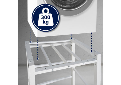 Étagère pour machine à laver Médine blanc