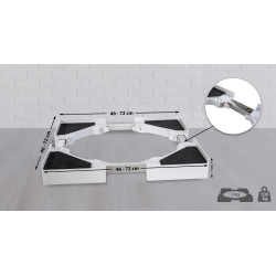 cadre de connexion blanc pour machine à laver