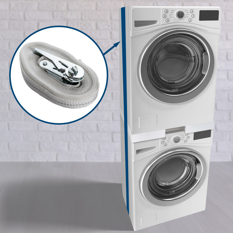 cadre de connexion blanc pour machine à laver