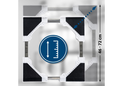 cadre de connexion blanc pour machine ? laver