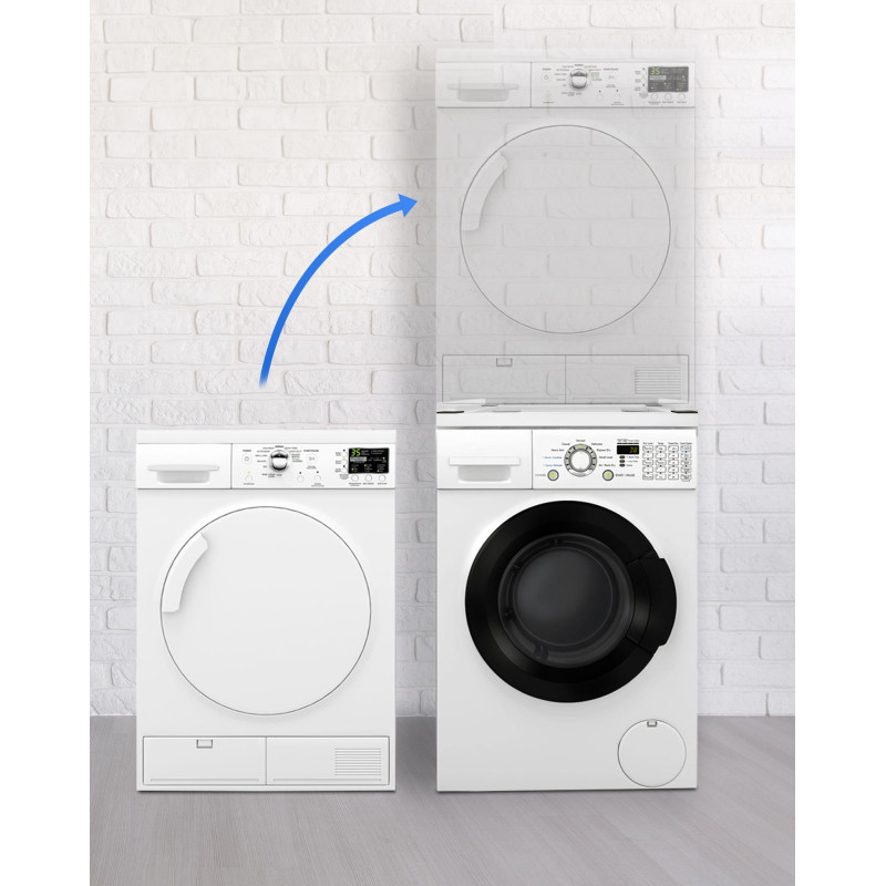 Cadre de raccordement pour machine ? laver Belton blanc