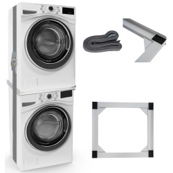 Cadre de raccordement pour machine ? laver Belton blanc