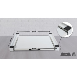 Cadre de raccordement pour machine à laver Banham blanc