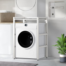 Étagère blanche pour machine à laver Gannet
