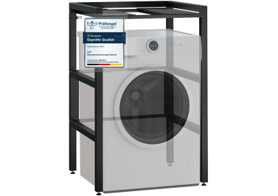 Étagère pour machine à laver Gannet noire