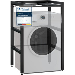 Étagère pour machine à laver Gannet noire