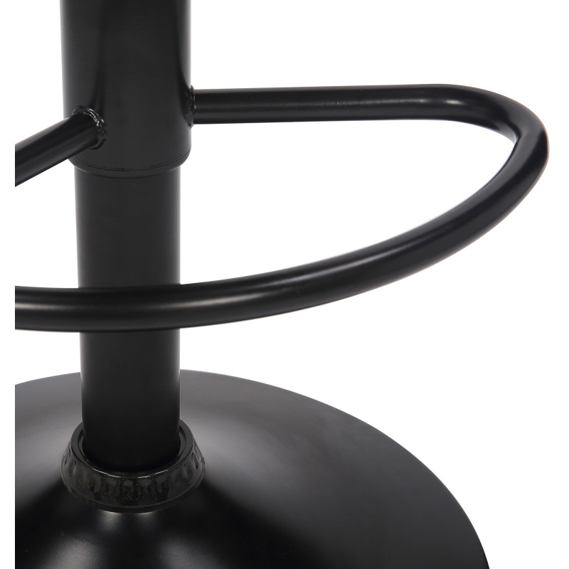 Ensemble de 2 tabourets de bar Feni en velours marron