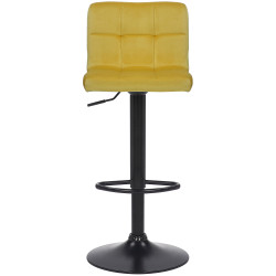 Juego de 2 taburetes de bar Feni Amarillo