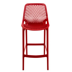 Lot de 2 tabourets de bar Air, rouges