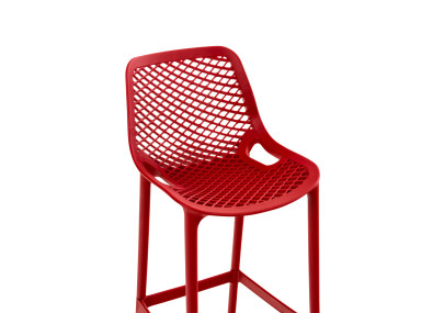 Lot de 2 tabourets de bar Air, rouges