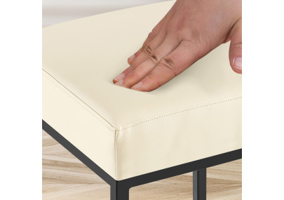 Tabouret de bar crème Montréal B85