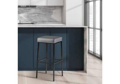 Tabouret de bar Montréal B85 gris