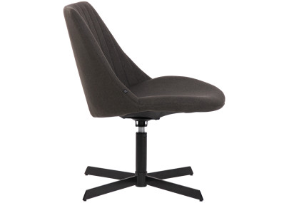 Sedia da Lounge Granby grigio scuro