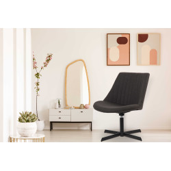 Chaise longue Granby, gris fonc?