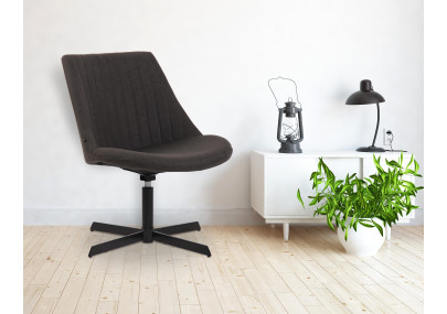 Chaise longue Granby, gris foncé