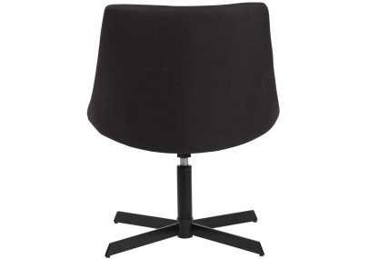 Sedia da Lounge Granby nero