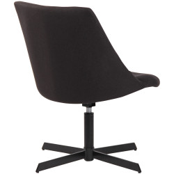 Chaise longue Granby, noire