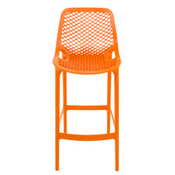 Lot de 2 tabourets de bar Air, orange