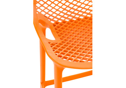 Lot de 2 tabourets de bar Air, orange