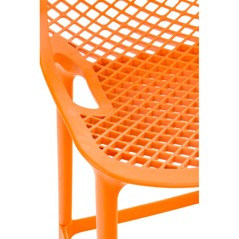Lot de 2 tabourets de bar Air, orange