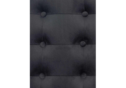 Fauteuil de salon en velours Avon, gris