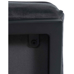 Lounger Avon Velvet grigio