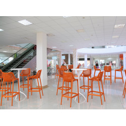Lot de 2 tabourets de bar Air, orange