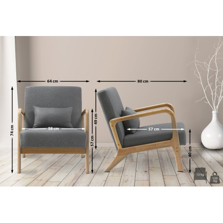 Sessel Hibbing Stoff