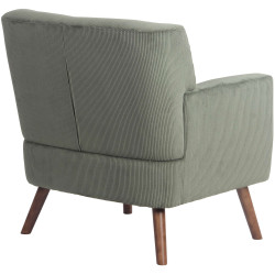 Fauteuil Kioni Cord, vert