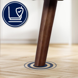 Fauteuil Kioni Cord, bleu