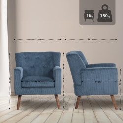 Sessel Kioni Cord