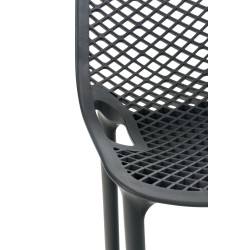 Ensemble de 2 tabourets de bar Air gris foncé