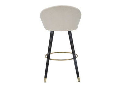 Tabouret de bar PRAGUE crème – Élégance intemporelle et charme Glam