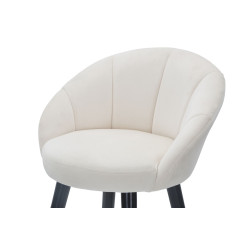 Tabouret de bar PRAGUE crème – Élégance intemporelle et charme Glam