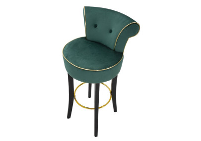 Tabouret de bar LUXY crème – Élégance Glamour et confort haut de gamme