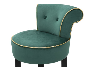 Tabouret de bar LUXY crème – Élégance Glamour et confort haut de gamme