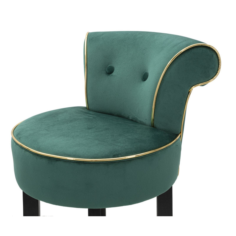 Tabouret de bar LUXY crème – Élégance Glamour et confort haut de gamme