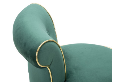 Tabouret de bar LUXY crème – Élégance Glamour et confort haut de gamme