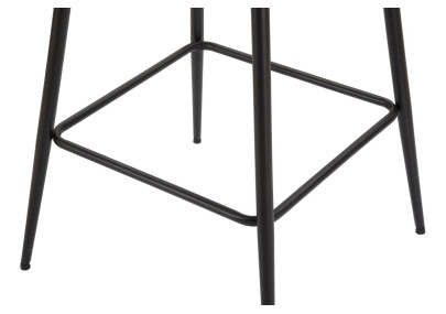 Ensemble de 2 tabourets de bar gris – Élégance et confort Glam pour votre bar ou cuisine