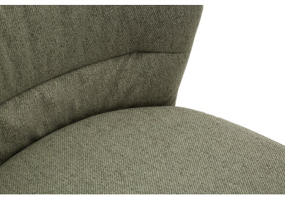 Tabouret de bar LOSANNA vert – Lot de 2, style Glam élégant et moderne