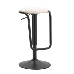 Tabouret de bar réhausseur DESTINY blanc – Design moderne et hauteur réglable pour cuisine contemporaine