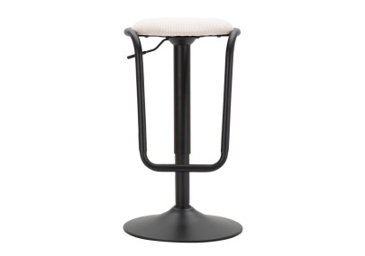 Tabouret de bar réhausseur DESTINY blanc – Design moderne et hauteur réglable pour cuisine contemporaine