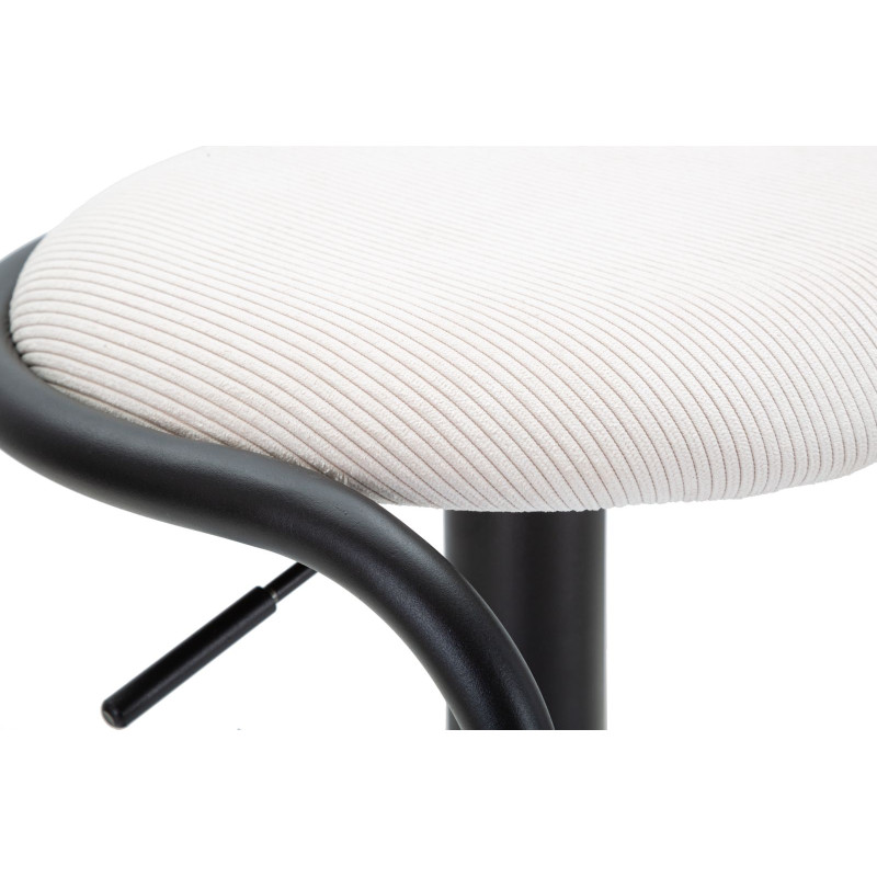 Tabouret de bar réhausseur DESTINY blanc – Design moderne et hauteur réglable pour cuisine contemporaine