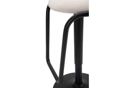 Tabouret de bar réhausseur DESTINY blanc – Design moderne et hauteur réglable pour cuisine contemporaine