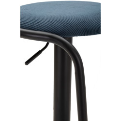 Tabouret de bar réhausseur DESTINY navy – Style moderne et confort ajustable